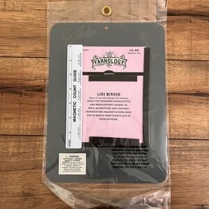 Yarnology Magnetic Line Minder 8x11 Cross Stitch Needlepoint Pattern Holder NEW